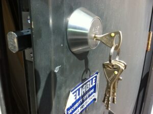 New installation of Abloy Protec2 cylinder on Abloy deadbolt