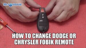 How to Replace Chrysler FOBIK Remote Battery
