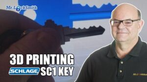 3D Printing Schlage SC1 Key New Westminster BC